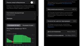 Как отображается заряд в процентах
