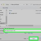 Как сохранить документ Word в формате PDF