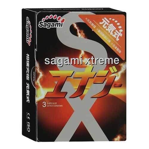 Презервативы Sagami Xtreme Energy ароматизированные 3 шт. в L’Occitane