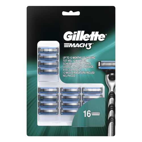 Сменные кассеты Gillette Mach3 для мужской бритвы, 16 шт в L’Occitane