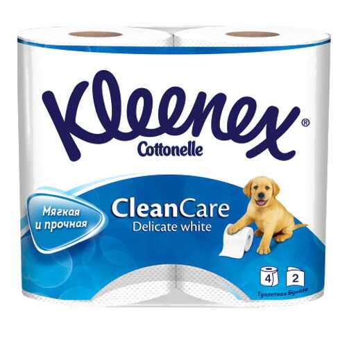 Туалетная бумага Kleenex Delicate White 2-ух слойная 4 шт. в L’Occitane