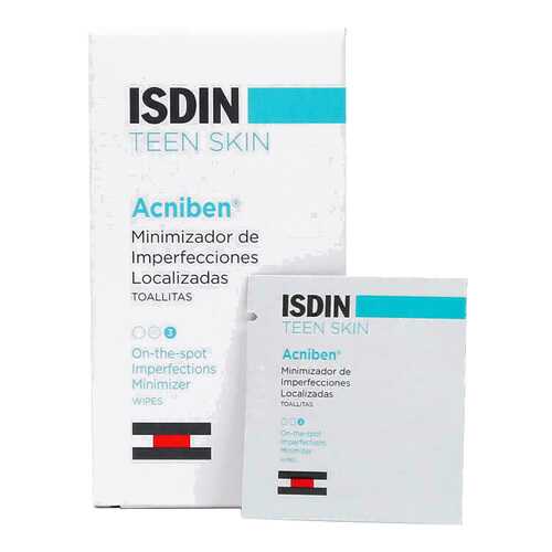 Влажные салфетки Isdin Teen Skin Acniben 30 шт в L’Occitane