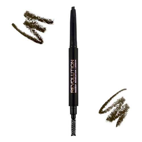 Карандаш для бровей Makeup Revolution Duo Brow Pencil Medium Brown 14 г в L’Occitane