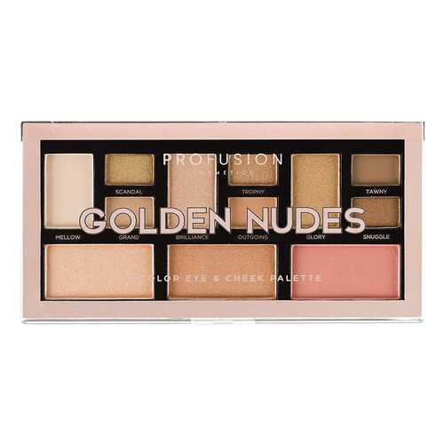 Набор для макияжа PROFUSION Golden Nudes Color Eye & Cheek Palette в L’Occitane