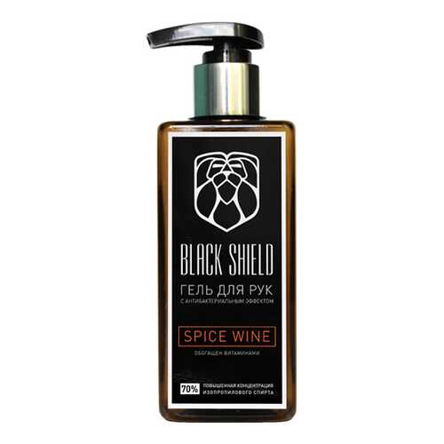 Антисептик-гель для рук спиртовой Black Shield, аромат Spice wine 250 мл в L’Occitane