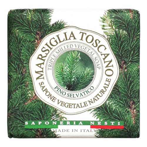 Косметическое мыло Nesti Dante Marsiglia Toscano Pino Selvatico Vegetal Soap 200 г в L’Occitane