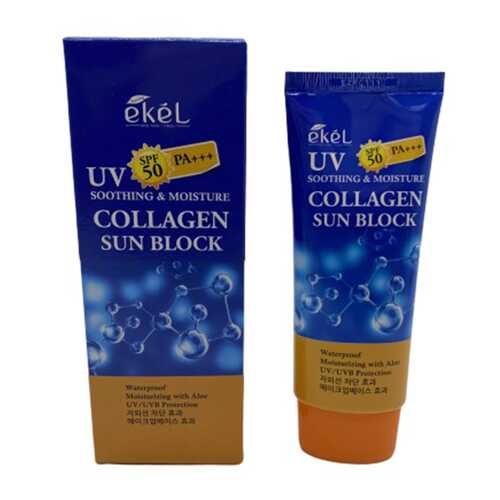 Крем для лица солнцезащитный Ekel UV collagen ampule sun block с коллагеном 70 мл в L’Occitane