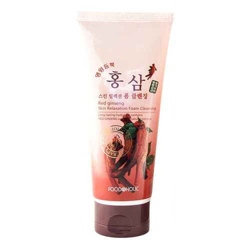 Очищающая пенка FoodaHolic Red Ginseng Skin Relaxation Foam Cleansing 180 мл в L’Occitane