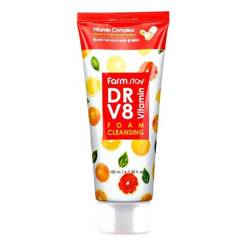 Пенка для умывания FarmStay DR-V8 Vitamin Foam Cleansing 100 мл в L’Occitane