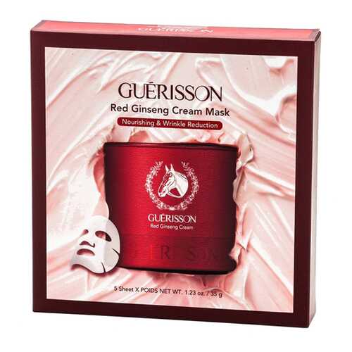 Маска для лица Guerisson Red Ginseng Cream mask с красным женьшенем 5 шт в L’Occitane