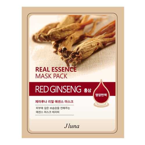 Маска для лица J Luna Real Essence Mask Pack Red Ginseng 25 мл в L’Occitane