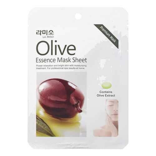 Маска для лица LA MISO Olive essence Mask Sheet 21 г в L’Occitane