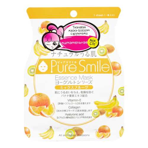 Маска для лица Sun Smile Yougurt с фруктами в L’Occitane