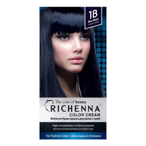 Краска для волос RICHENNA Color Cream 1B Blue Black в L’Occitane