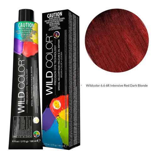 Wildcolor - Стойкая крем-краска Permanent Hair Color 6.6 6R Темно-красный блонд 180 мл в L’Occitane