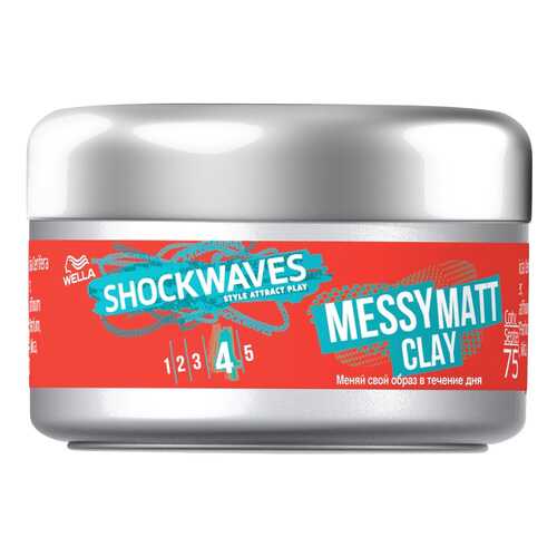 Средство для укладки волос Wella Shockwaves Messy Matt Clay в L’Occitane